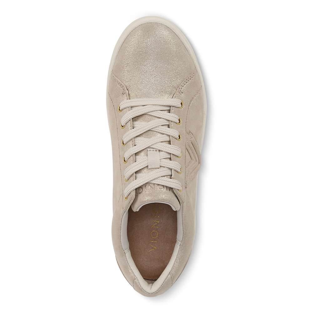 Kearny Lace-Up Casual Sneaker - Soft Gold