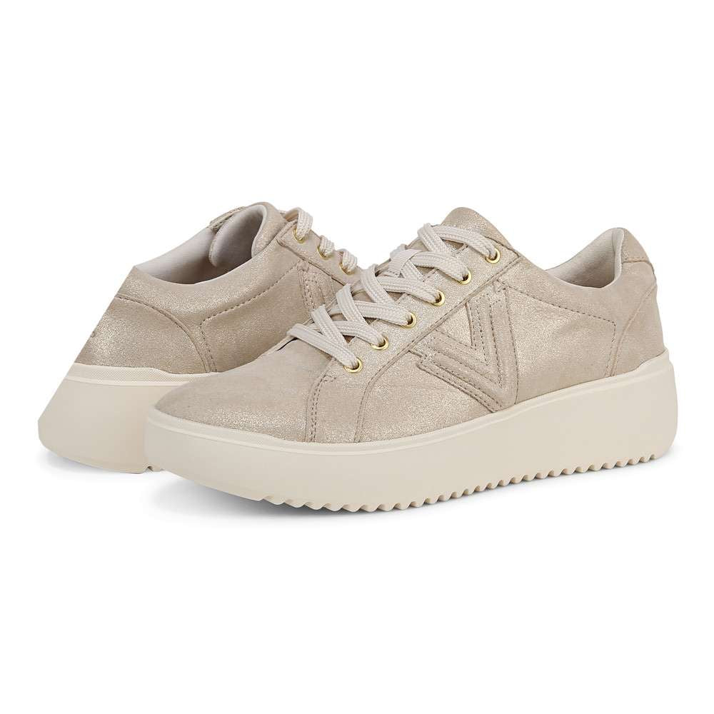 Kearny Lace-Up Casual Sneaker - Soft Gold