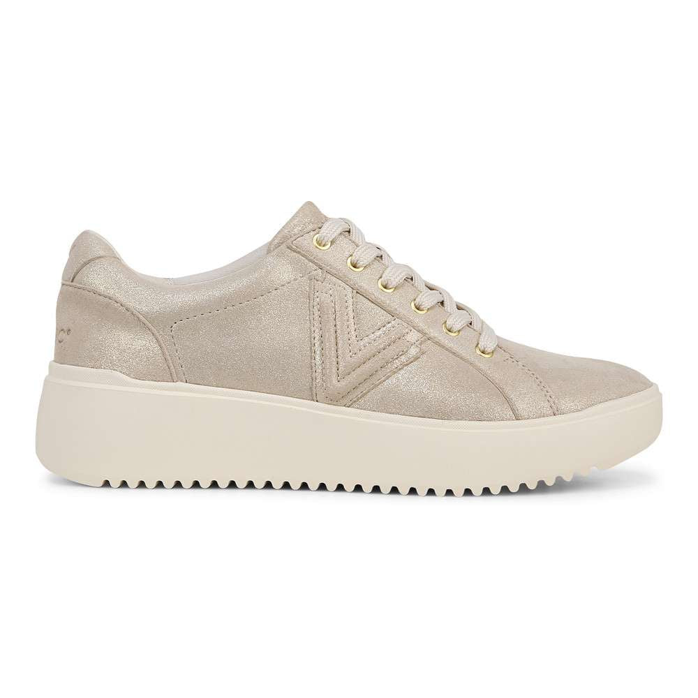 Kearny Lace-Up Casual Sneaker - Soft Gold
