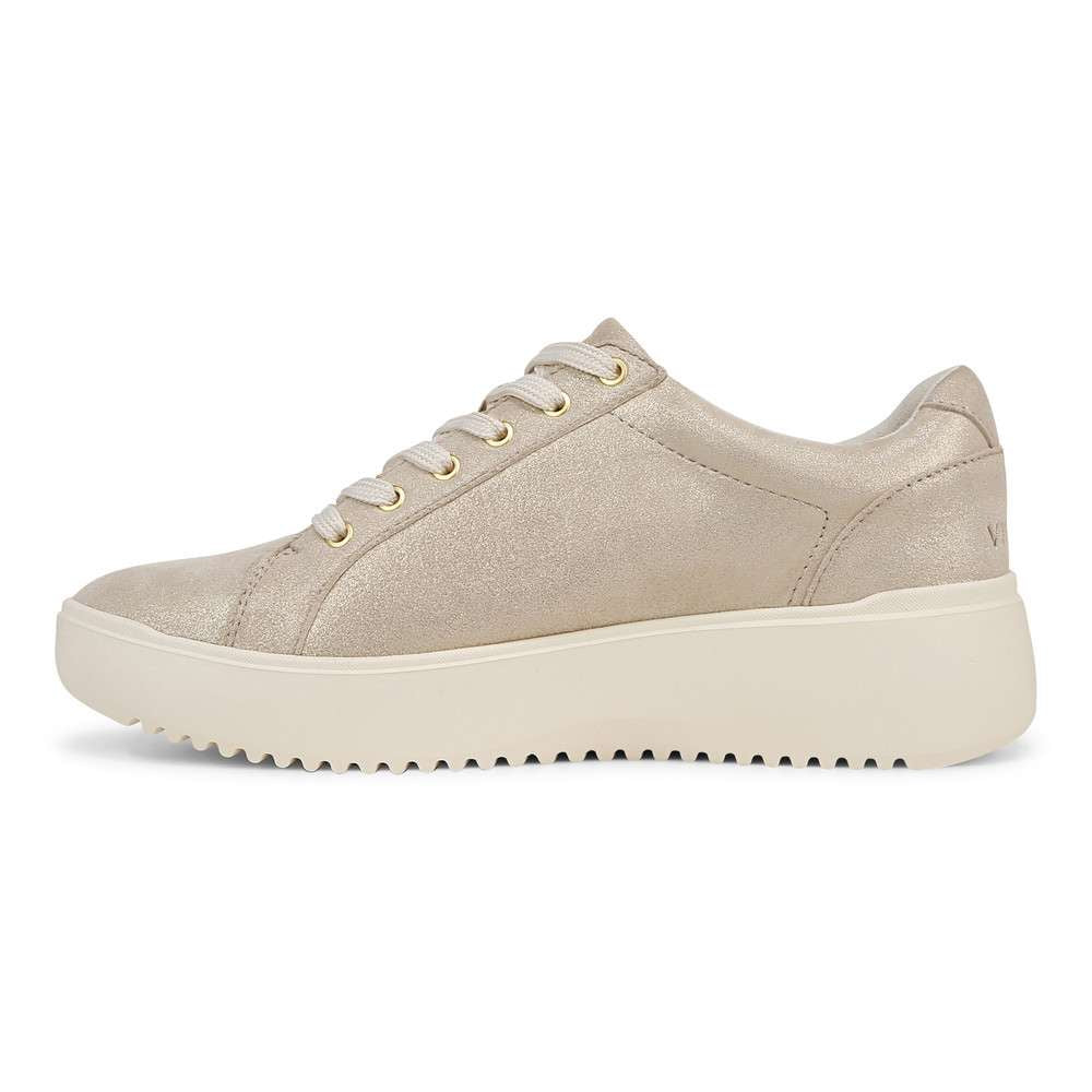 Kearny Lace-Up Casual Sneaker - Soft Gold