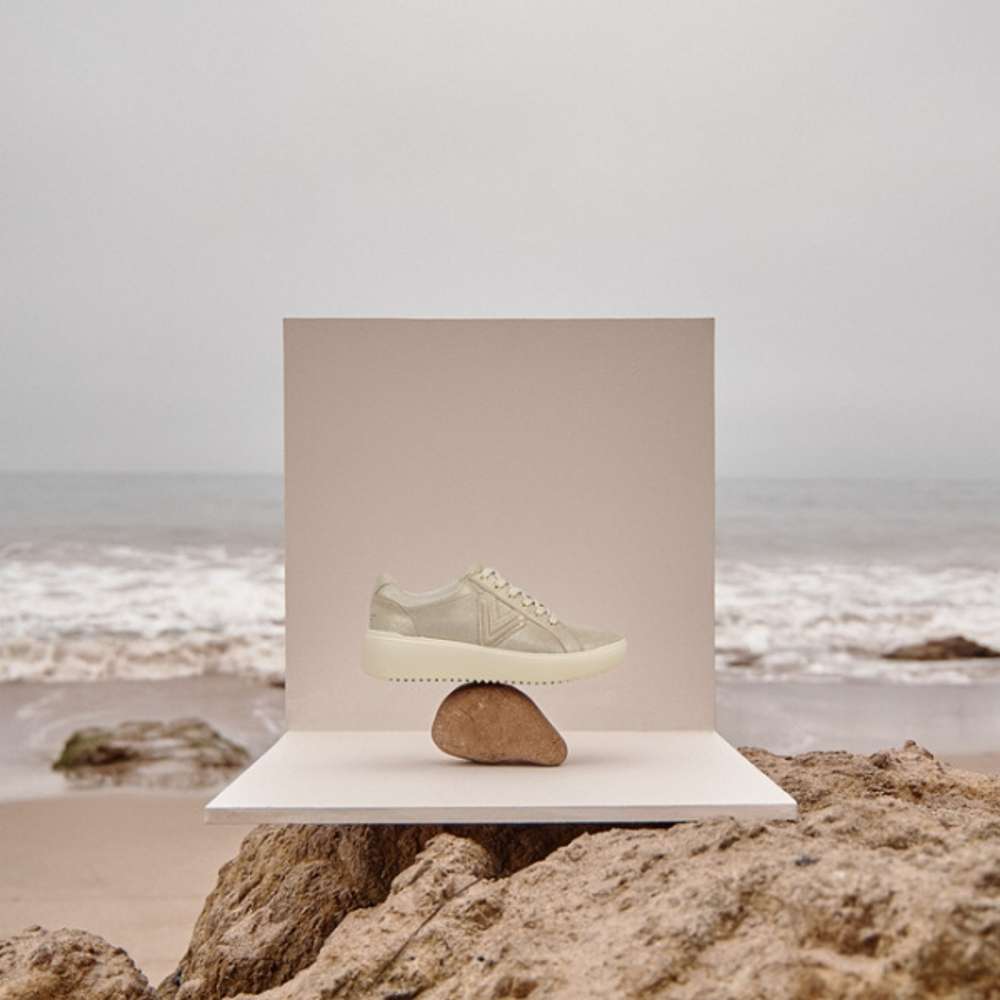 Kearny Lace-Up Casual Sneaker - Soft Gold