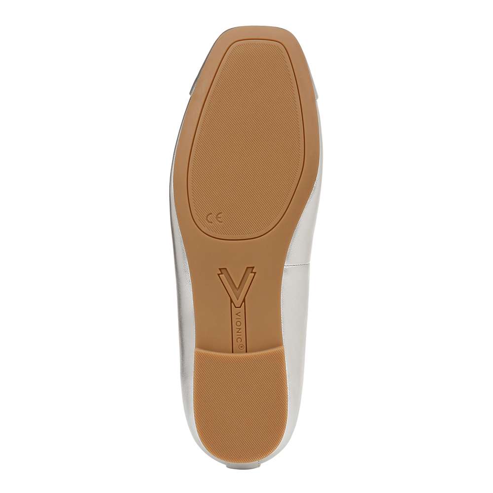 Klara Ballet Flat - Silver Leather