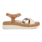 Mar Platform Sandal - Camel/Gold