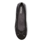 Minna Ballet Flat - Black Lizard