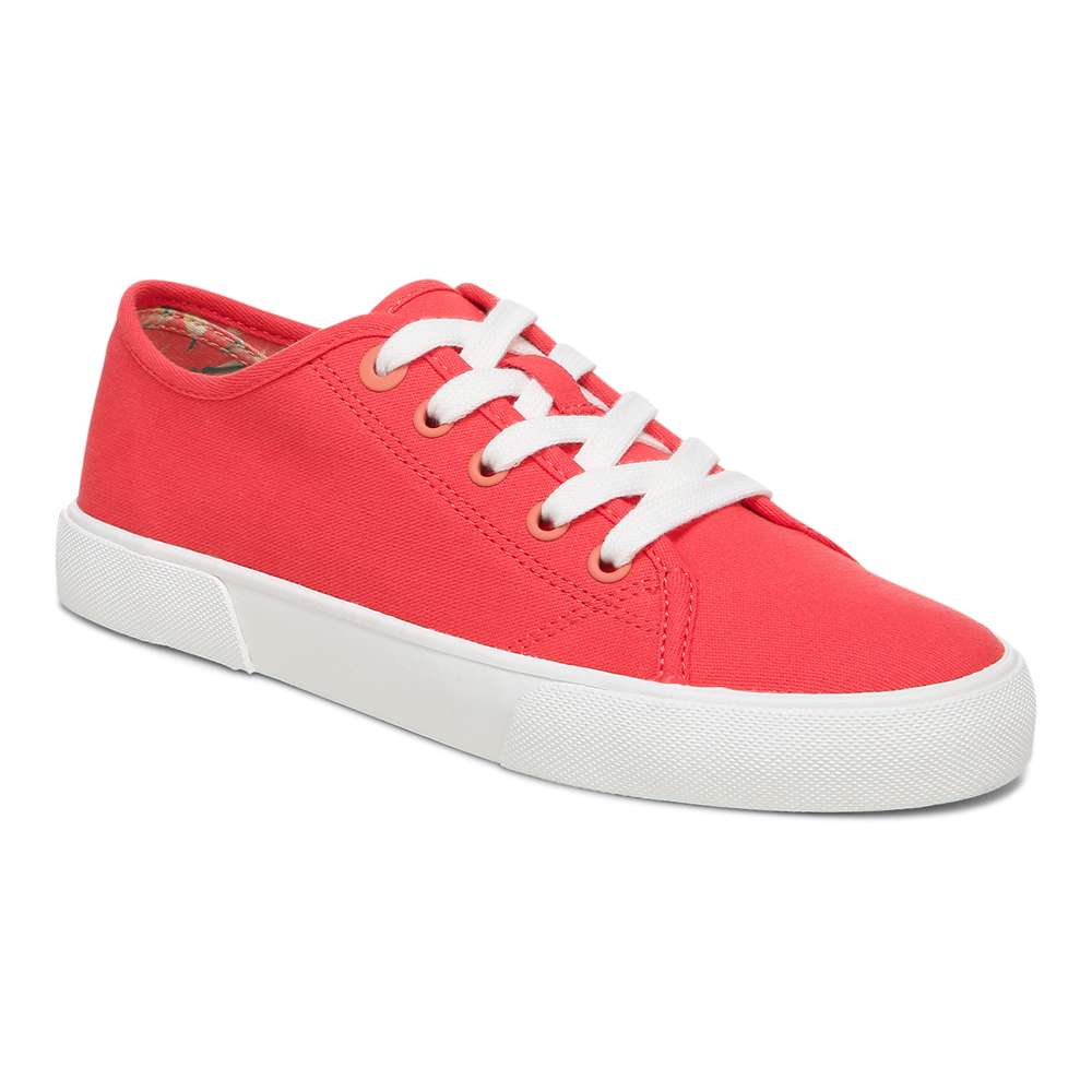 Oasis Lace-Up Casual Sneaker - Poppy Canvas