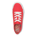 Oasis Lace-Up Casual Sneaker - Poppy Canvas