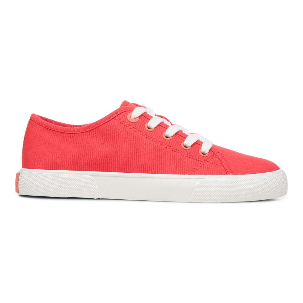 Oasis Lace-Up Casual Sneaker - Poppy Canvas