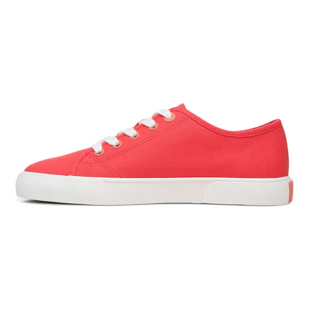 Oasis Lace-Up Casual Sneaker - Poppy Canvas