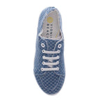 Pismo Casual Sneaker - Blue Checkered Denim