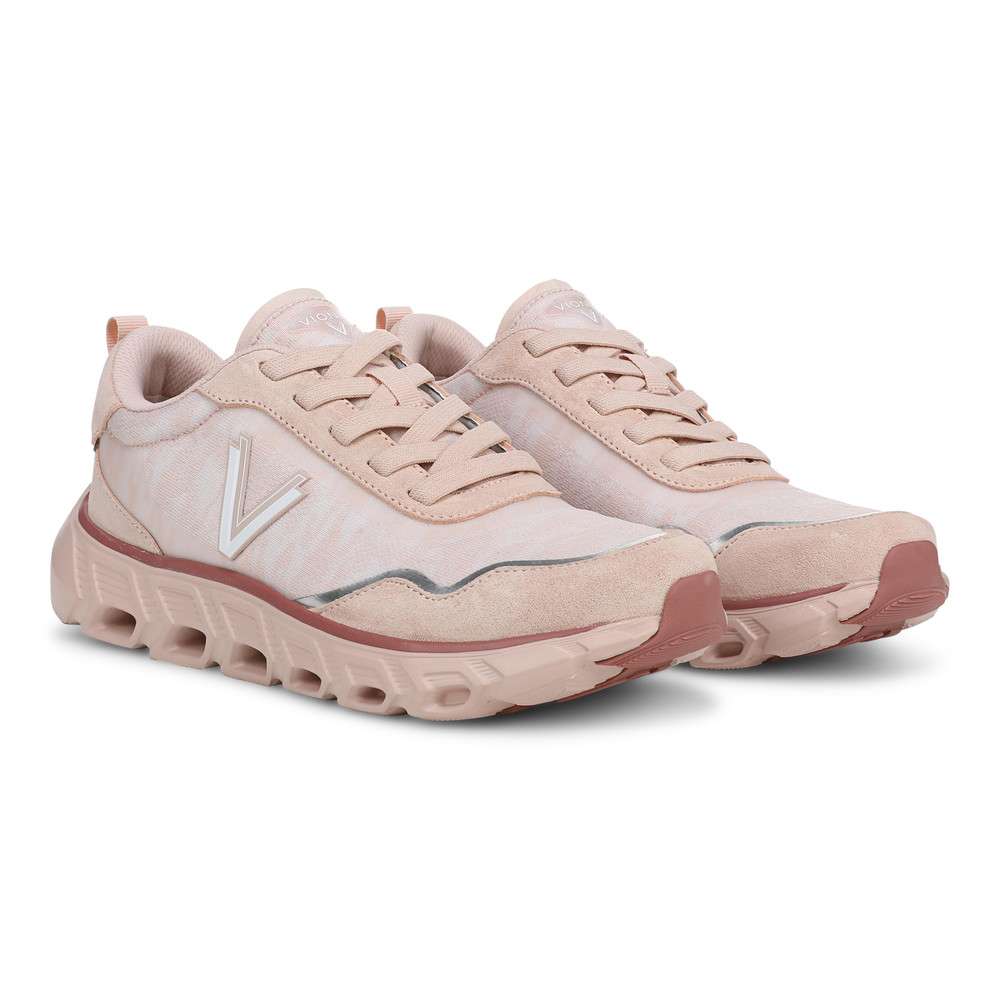 Presley Lace-Up Sneaker - Cameo Rose