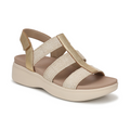Sabrina Flatform Sandal - Gold Leather