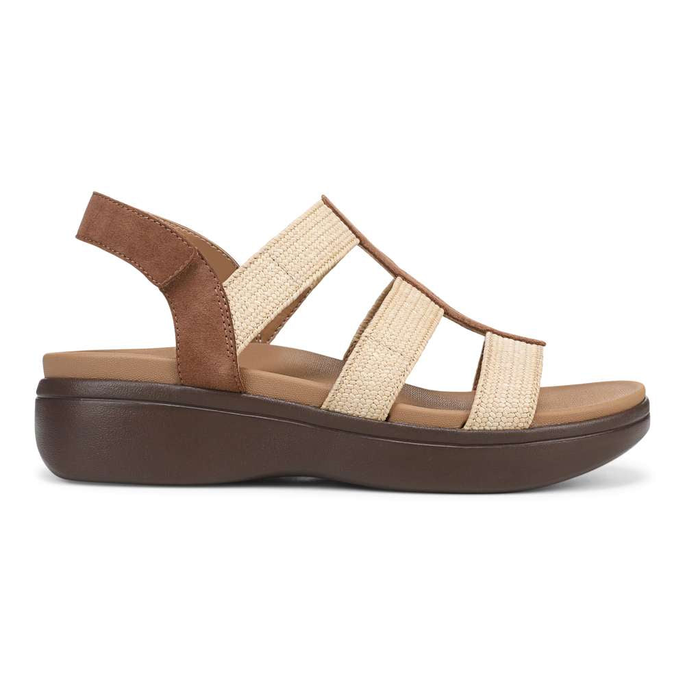 Sabrina Flatform Sandal - Hazelnut Suede