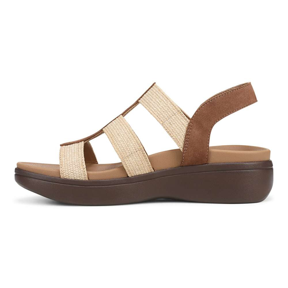 Sabrina Flatform Sandal - Hazelnut Suede