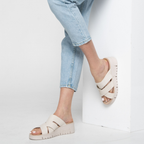 Uptown Sunset Wedge - Ivory