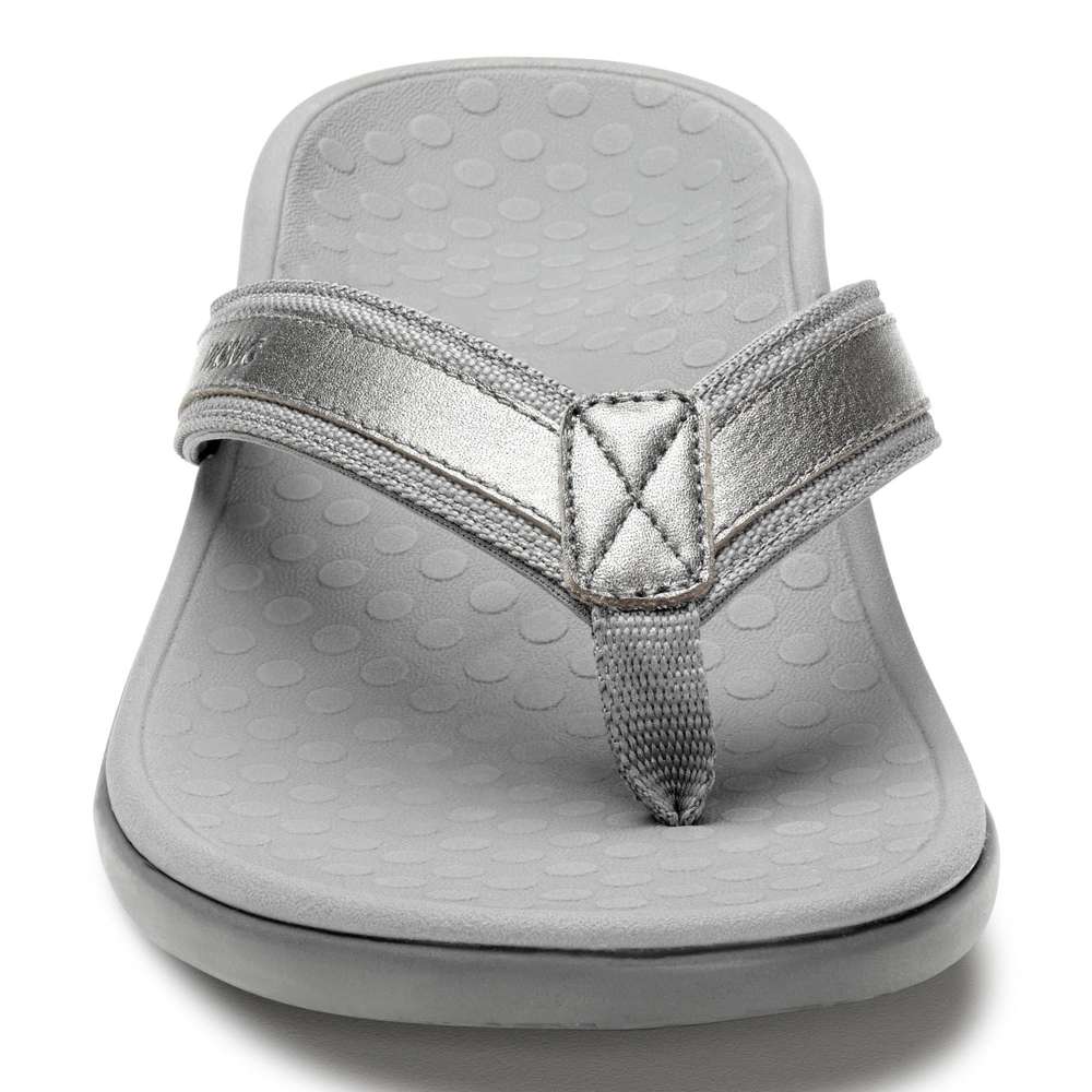 Tide Women's Toe Post Sandal - Pewter