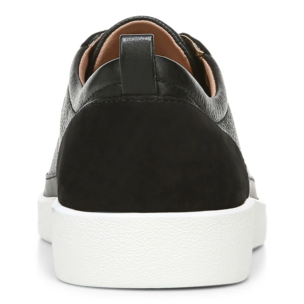 Winny Lace-Up Casual Sneaker - Black Leather Nubuck